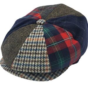Men's Classic Patchwork Newsboy Cap